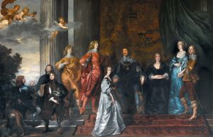Pintura de uma familia real