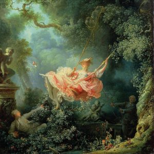 Imagem correspondente ao poema Carta de Amor de Jose Régio. Pintura de Jean-Honore-Fragonard "The Swing"