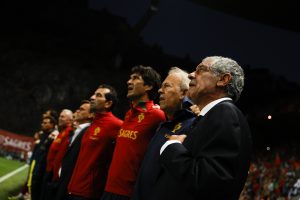 Fotografia Seleção Portuguesa “Operação Espanha” que representa a importância do treinador como mentor