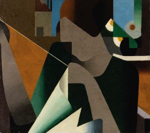Imagem por René Magritte, “La Couseuse” que apresenta a terapia de esquemas