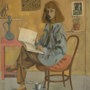 Pintura de Elaine de Kooning, “Self-Portrait” que representa tudo aquilo que eu podia