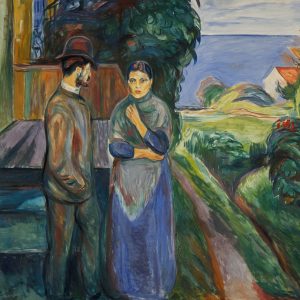 Imagem de Edvard Munch, “Summer Evening” que representa depressão na relação amorosa