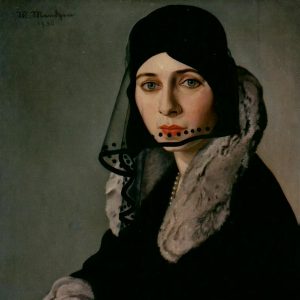 Imagem de Martin Mendgen, “Lady in Mourning” que representa este texto Ontem Enterrei o Meu Melhor Amigo